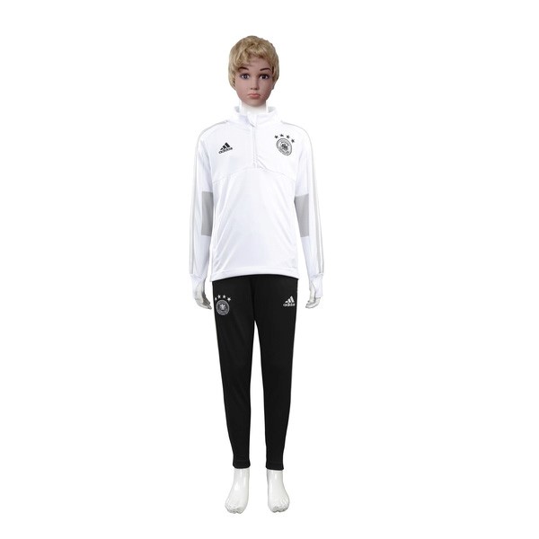 Chandal del Alemania Niño 2018 Blanco Negro